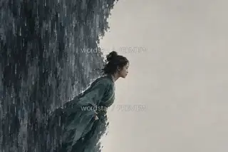 雨到这里停了 · 插画 图像