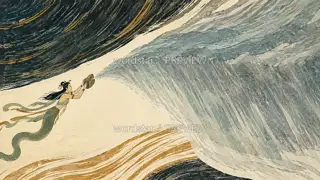 天缝收雨 · 插画 图像