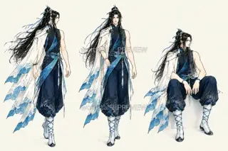 月汐行者·渡海归潮·行止手部修订 · 插画 图像