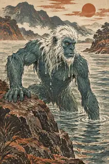 岸石 · 版画 AI 图像