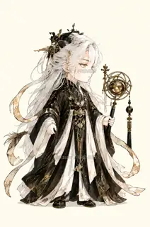 山海织梦人·宣传页原人物·Q版化身 · 插画 图像