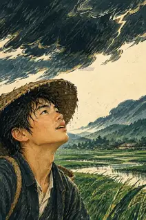 惊蛰听雷 · 插画 图像