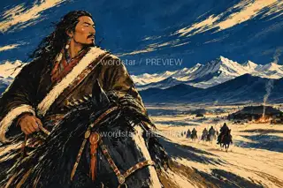 帐火连星 · 插画 图像