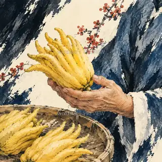 佛手纹路 · 插画 图像