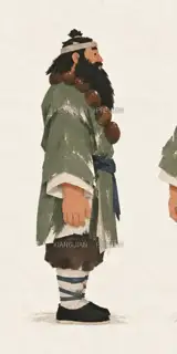 沙僧 · 右侧 · 纸艺 AI 图像