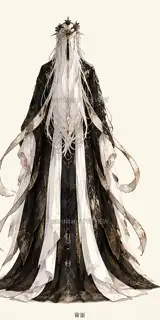 山海织梦人·宣传页原人物·背面 · 插画 图像