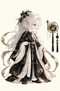山海织梦人·宣传页原人物·Q版化身 · 插画 图像