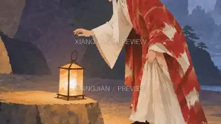 山路上的故事 237 · 纸艺 AI 图像
