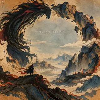 鬃岭围天 · 插画 AI 图像