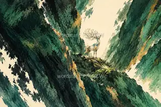 苔谷隐身 · 插画 图像