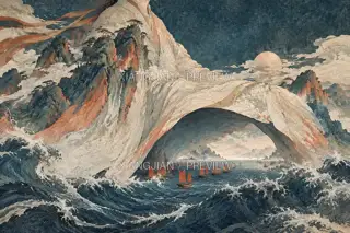袖护千帆 · 插画 AI 图像