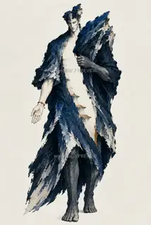 折山行者·山河入体·hero-transparent · 插画 图像