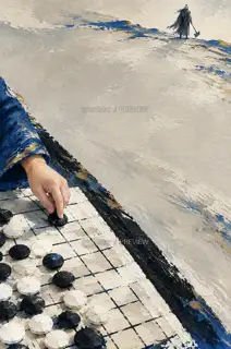 棋盘外的风 · 插画 图像