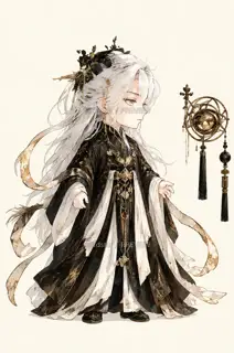 山海织梦人·宣传页原人物·Q版化身 · 插画 图像