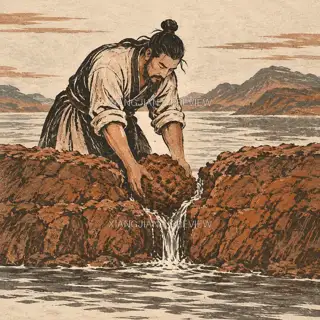 补缺 · 版画 AI 图像