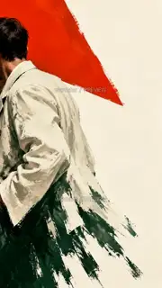 风停在背后 · 插画 图像