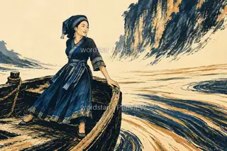 船头转身 · 插画 图像