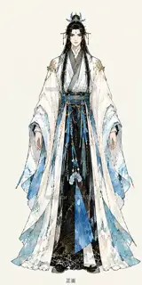 月汐行者·宣传页原人物·正面 · 插画 图像