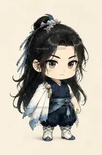 月汐行者·退潮留痕·Q版化身 · 插画 图像