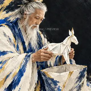 折痕里的远路 · 插画 图像