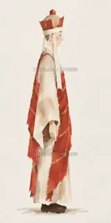 唐僧 · 右侧 · 纸艺 AI 图像