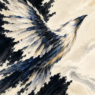 羽根初展 · 插画 图像