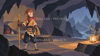 山路上的故事 299 · 纸艺 AI 图像