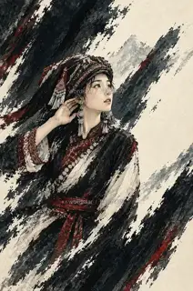 闻声侧耳 · 插画 图像