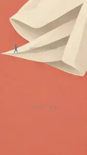 顺着衣纹走远 · 插画 图像