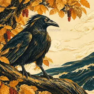 三足栖光 · 插画 图像