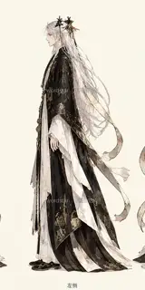 山海织梦人·宣传页原人物·左侧 · 插画 图像