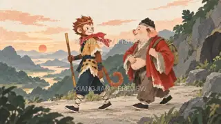 山路上的故事 320 · 纸艺 AI 图像