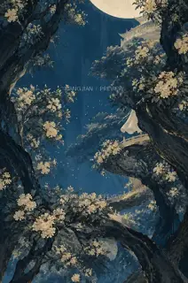 桂影阶寒