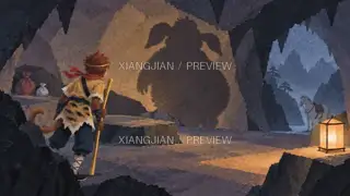 山路上的故事 290 · 纸艺 AI 图像