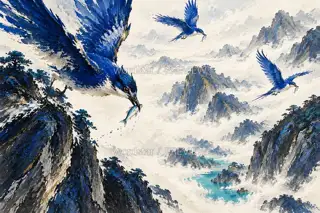 三危起翼 · 插画 图像