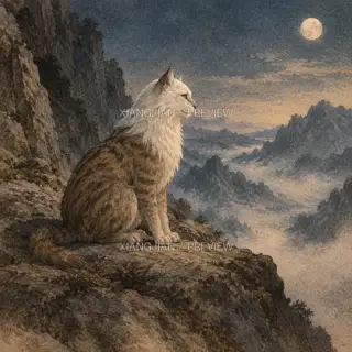 夜守 · 版画 AI 图像