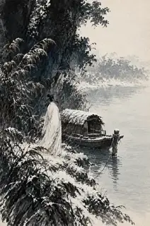 浅雪客舟 · 插画 图像