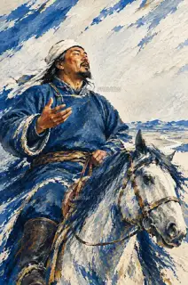 江格尔奇开唱 · 插画 图像