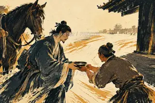 马前递水 · 插画 图像