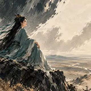 荒原容我 · 插画 图像