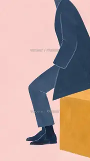 缓慢落座 · 插画 图像