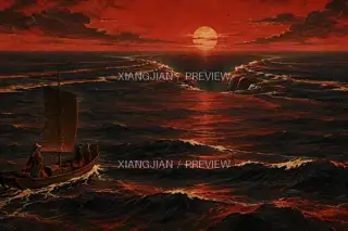 远海 · 插画 AI 图像