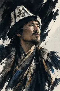 讲到天明 · 插画 图像