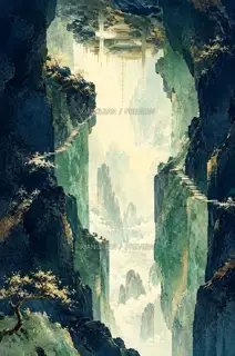 空山有光 · 插画 AI 图像