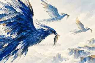 向西归去 · 插画 图像