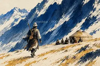 坡上候歌 · 插画 图像