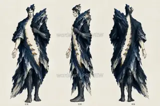 折山行者·山河入体·turnaround · 插画 图像