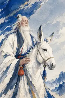 驴耳旁的脸 · 插画 图像