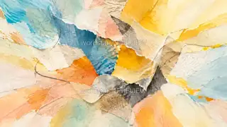 43 · 抽象表现拼贴 · 绘画 图像