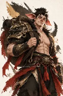 八戒系行装 · 插画 图像